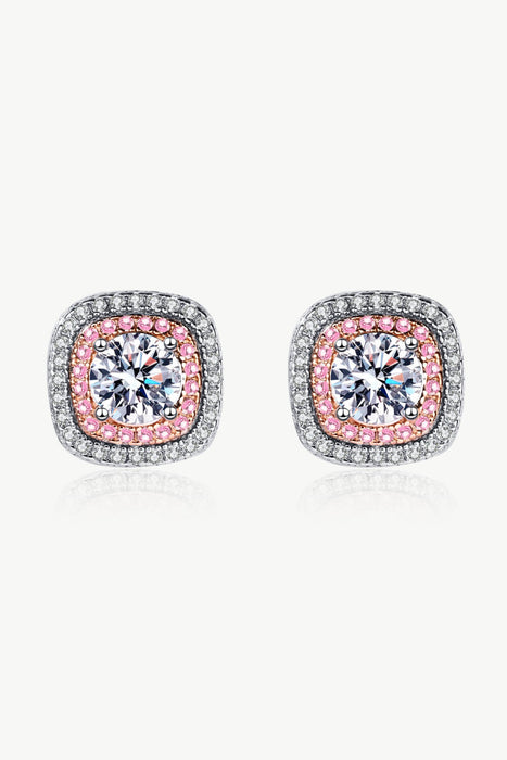 Geometric Moissanite Stud Earrings - Shah S. Sahota