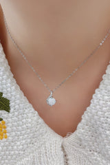 Sweet Beginnings Opal Pendant Necklace - Shah S. Sahota