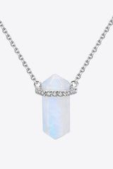 Natural Moonstone Chain-Link Necklace - Shah S. Sahota