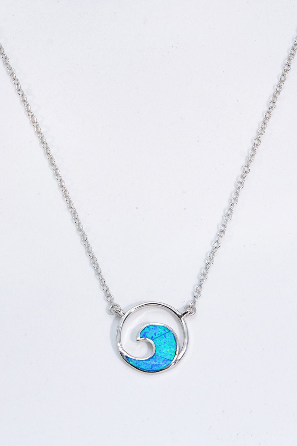 Opal Wave Pendant Necklace - Shah S. Sahota