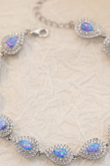 925 Sterling Silver Opal Bracelet - Shah S. Sahota