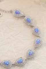925 Sterling Silver Opal Bracelet - Shah S. Sahota