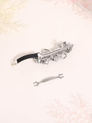 Rhinestone Flower Decor Hair Clip Boho