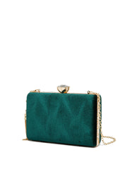Satin Evening Bag for Women Tassel Decor