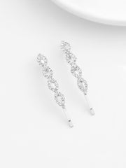 2pcs Rhinestone Geometric Decor Bobby Pin Royal