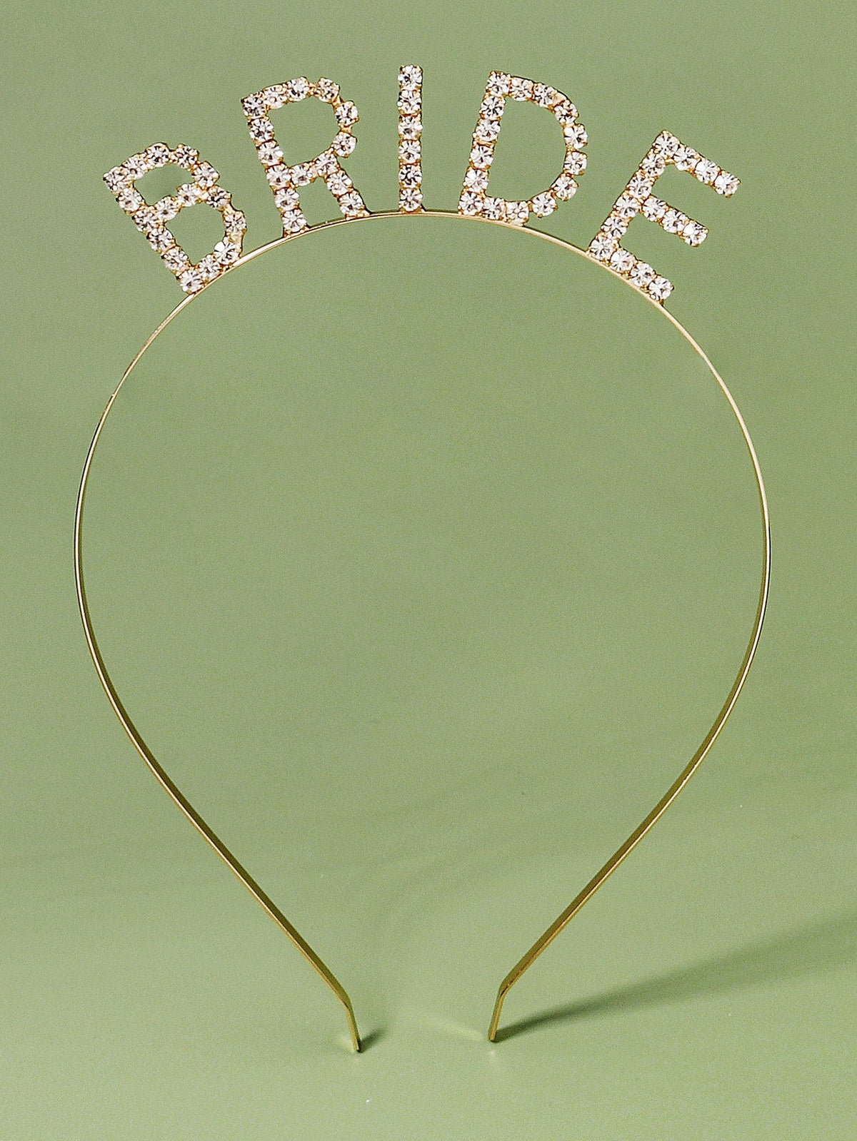 Rhinestone Letter Decor Bridal Hair Hoop Party Tiaras