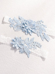 2pcs Appliques Decor Bridal Leg Belt Garter