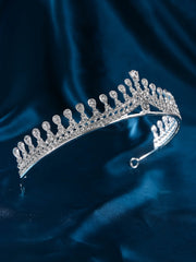 Rhinestone Crown Decor Bridal Headband Royal Tiaras
