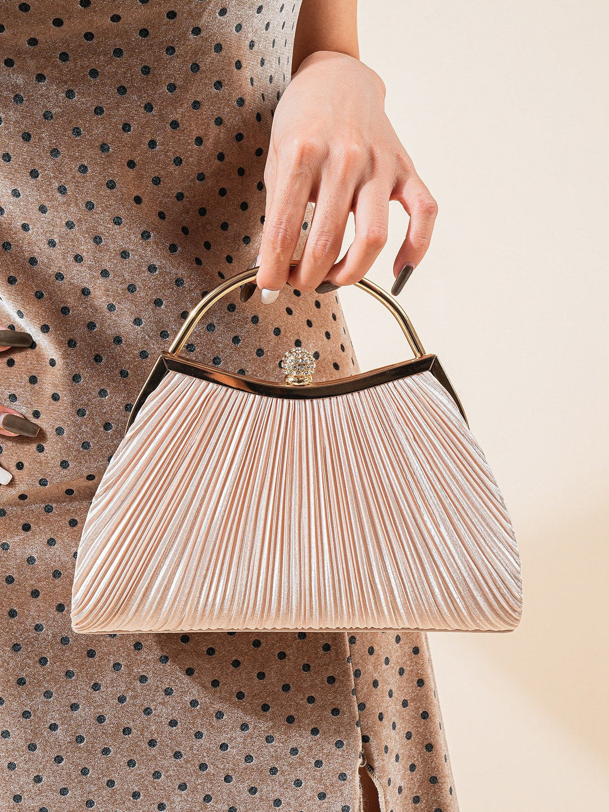 Top Ring Clutch Purse