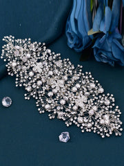 Rhinestone Decor Bridal Headwear & Drop Earrings Royal Tiaras
