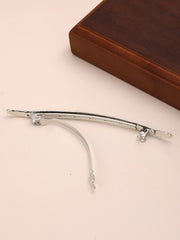 Minimalist Metallic U-Shaped Back Head Spring Clip Street