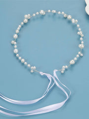 Faux Pearl Decor Bridal Hair Band Elegant