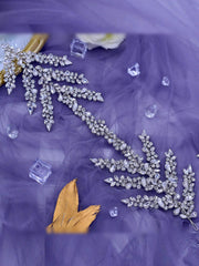 1pc Women Rhinestone Decor Luxury Bride Hair Band For Wedding Party Royal Tiaras