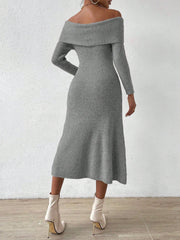 Women's Off Shoulder Sweater Dress