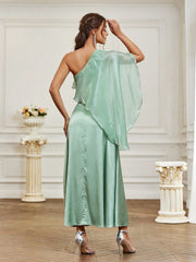 One-Shoulder Bridesmaid Dress