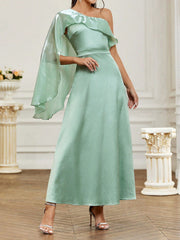 One-Shoulder Bridesmaid Dress