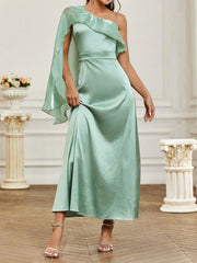 One-Shoulder Bridesmaid Dress