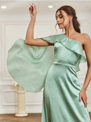 One-Shoulder Bridesmaid Dress