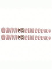 24pcs Detachable Full Cover Cat Eye UV Gel Nail Polish Glitter Set