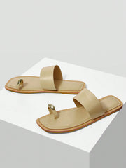 CASUAL COMFORTABLE SLIP-ON FLAT SANDALS FOR WOMEN