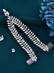 1pc Bridal Forehead Tiara Headband With Rhinestone Decor For Wedding Dress Hairstyle Royal