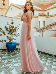 One Shoulder Wholesale Bridesmaid Dresses With Flower Decoration