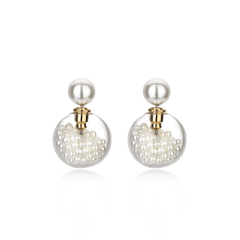 Rhinestone Ball Stud Earrings - Shah S. Sahota