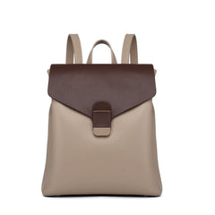 High-Capacity Zipper Patchwork Backpack With Lock - Shah S. Sahota