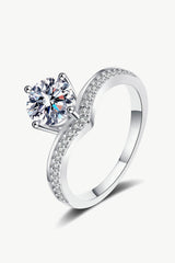 925 Sterling Silver Ring with 1 Carat Moissanite - Shah S. Sahota