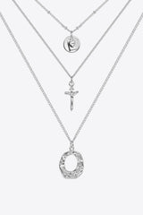 3-Piece 18K Gold-Plated Pendant Necklace - Shah S. Sahota