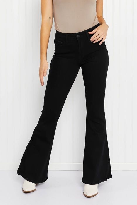 Zenana Veronica Full Size High-Rise Super Flare Jeans - Shah S. Sahota