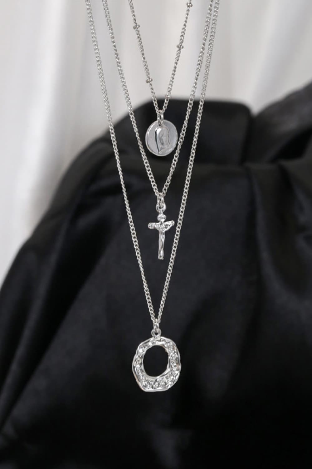 3-Piece 18K Gold-Plated Pendant Necklace - Shah S. Sahota