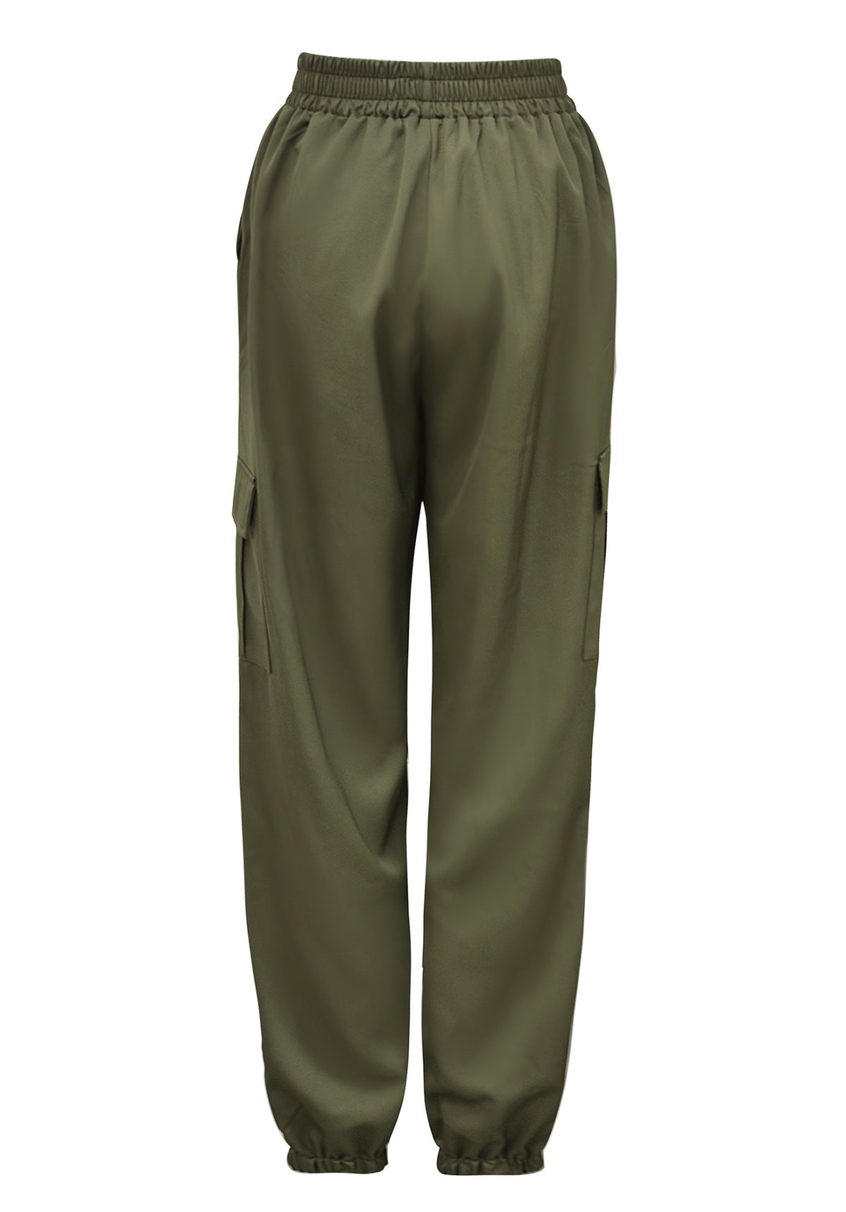 Loose Elastic Waist With Tie Pocket Pants - Shah S. Sahota