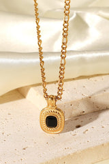 18K Gold Plated Inlaid Rhinestone Pendant Necklace - Shah S. Sahota