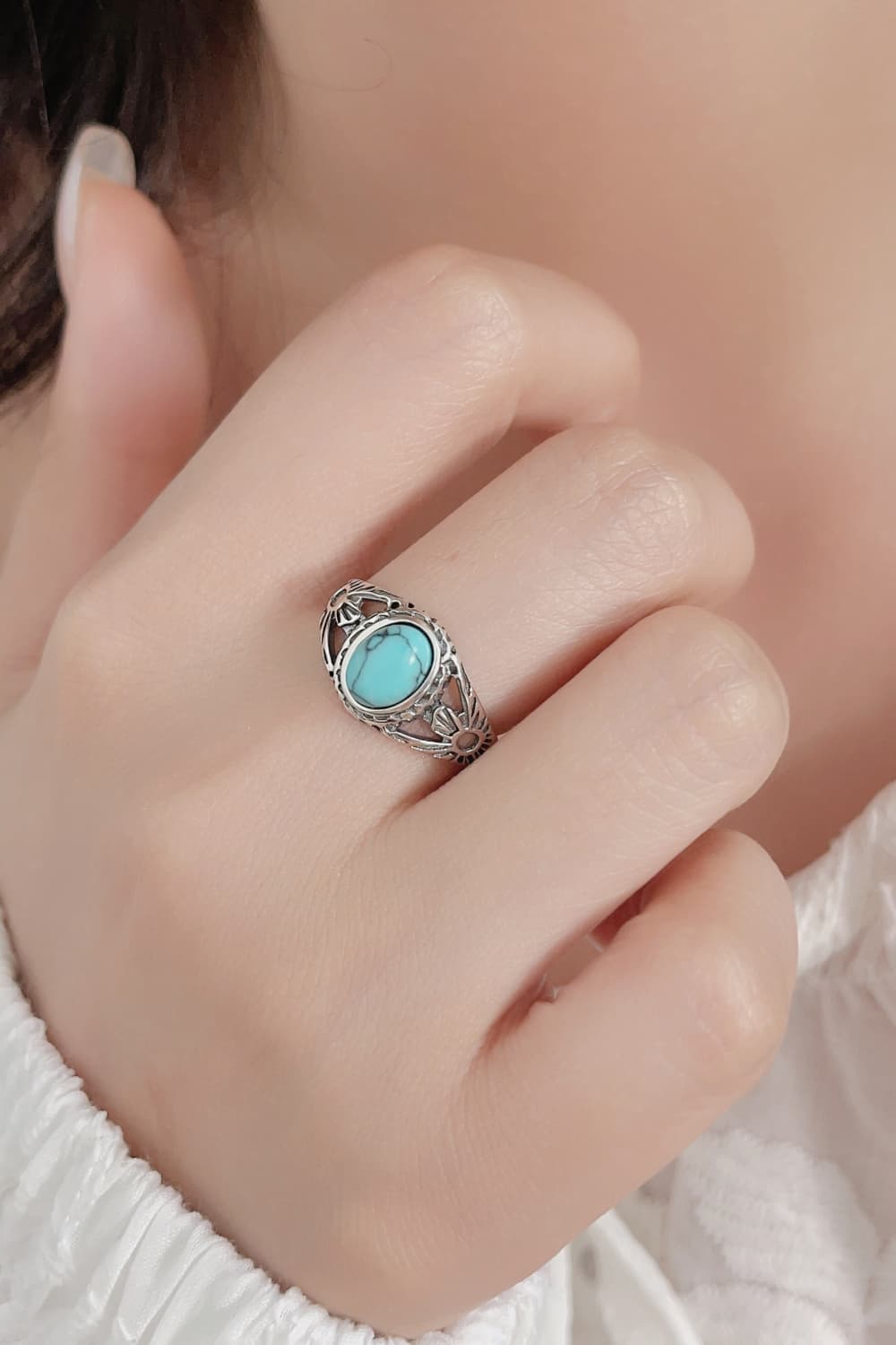 Turquoise 925 Sterling Silver Ring - Shah S. Sahota