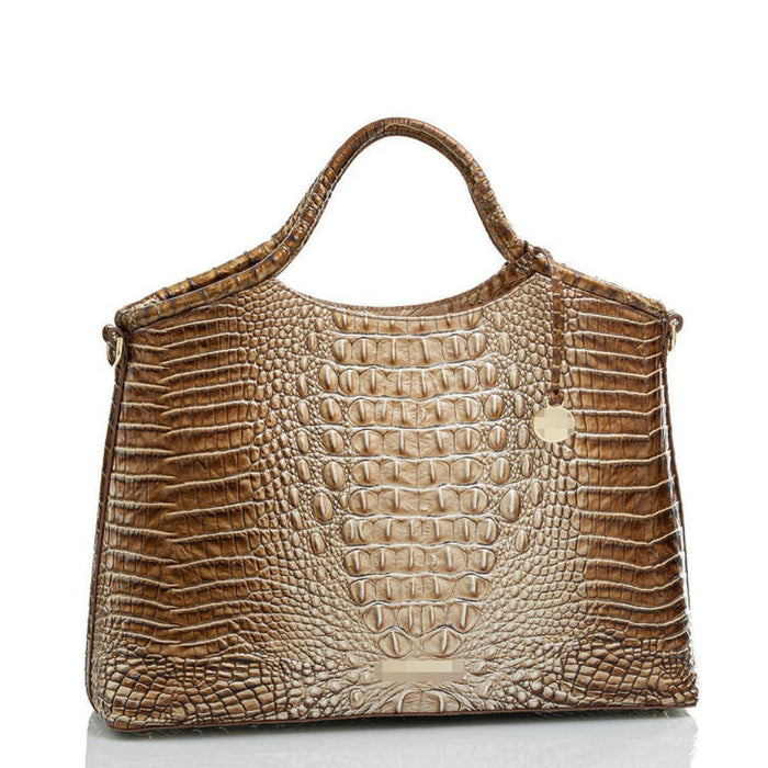 Retro Crocodile Pattern Tote Bag - Shah S. Sahota