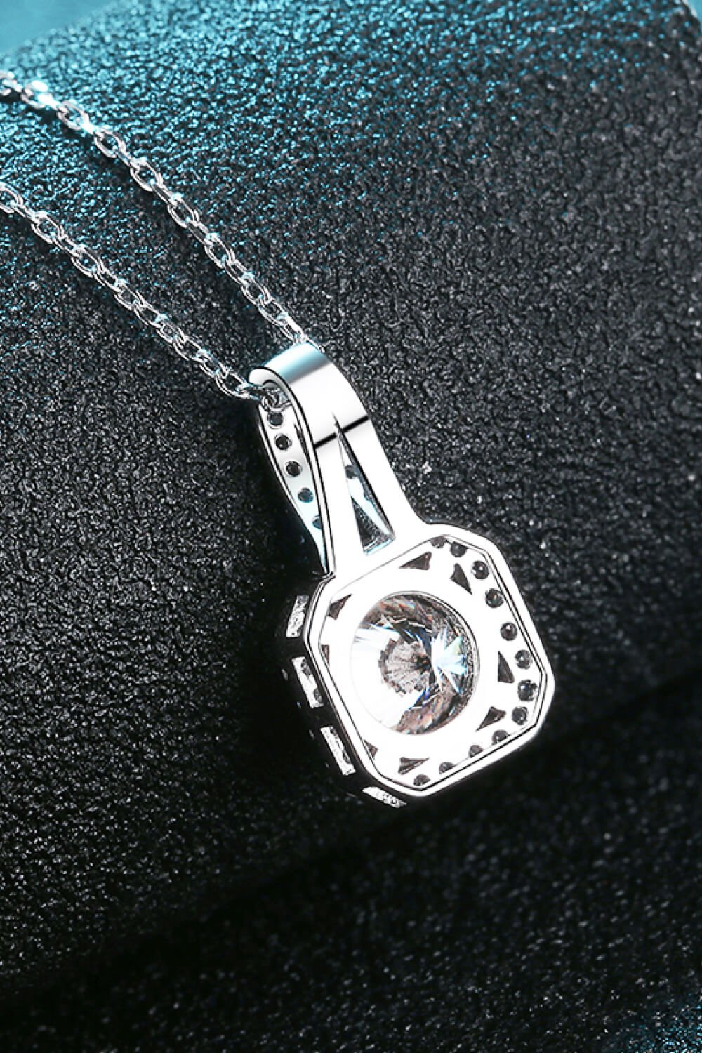 1 Carat Moissanite Necklace - Shah S. Sahota