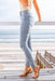 Ankle-Length Distressed Jeans with Pockets - Shah S. Sahota