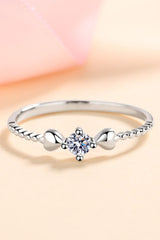Moissanite Heart 925 Sterling Silver Ring - Shah S. Sahota