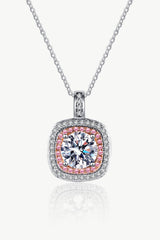 Moissanite Geometric Pendant Necklace - Shah S. Sahota