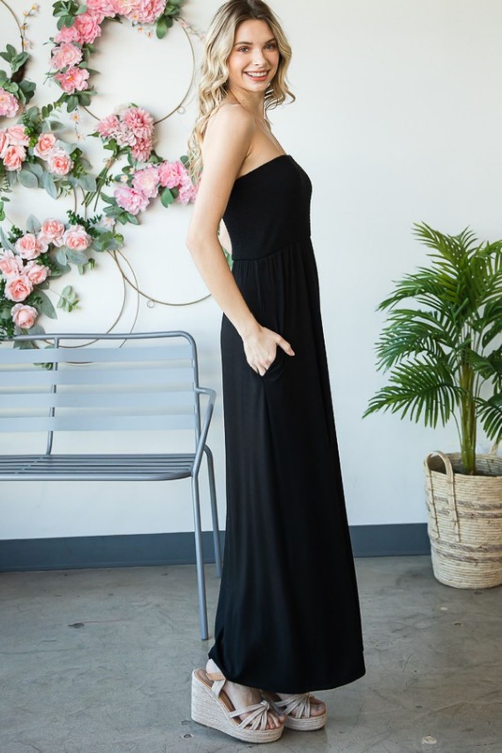 Heimish Full Size Strapless Maxi Dress - Shah S. Sahota