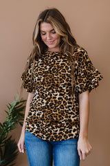 Doe & Rae Lookin' Fabulous Full Size Run Leopard Print Tee - Shah S. Sahota