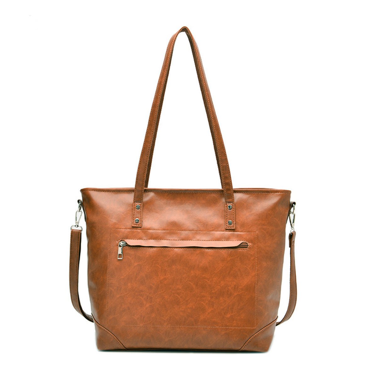 Retro Square One-Shoulder Tote Bag - Shah S. Sahota