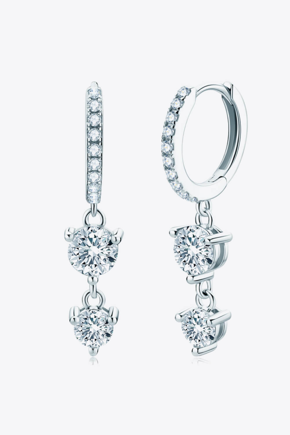 Be The One Moissanite Drop Earrings - Shah S. Sahota