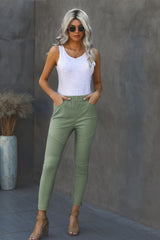 Cropped Moto Jeggings