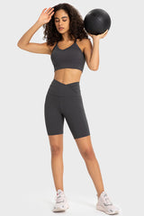 V-Waist Biker Shorts - Shah S. Sahota
