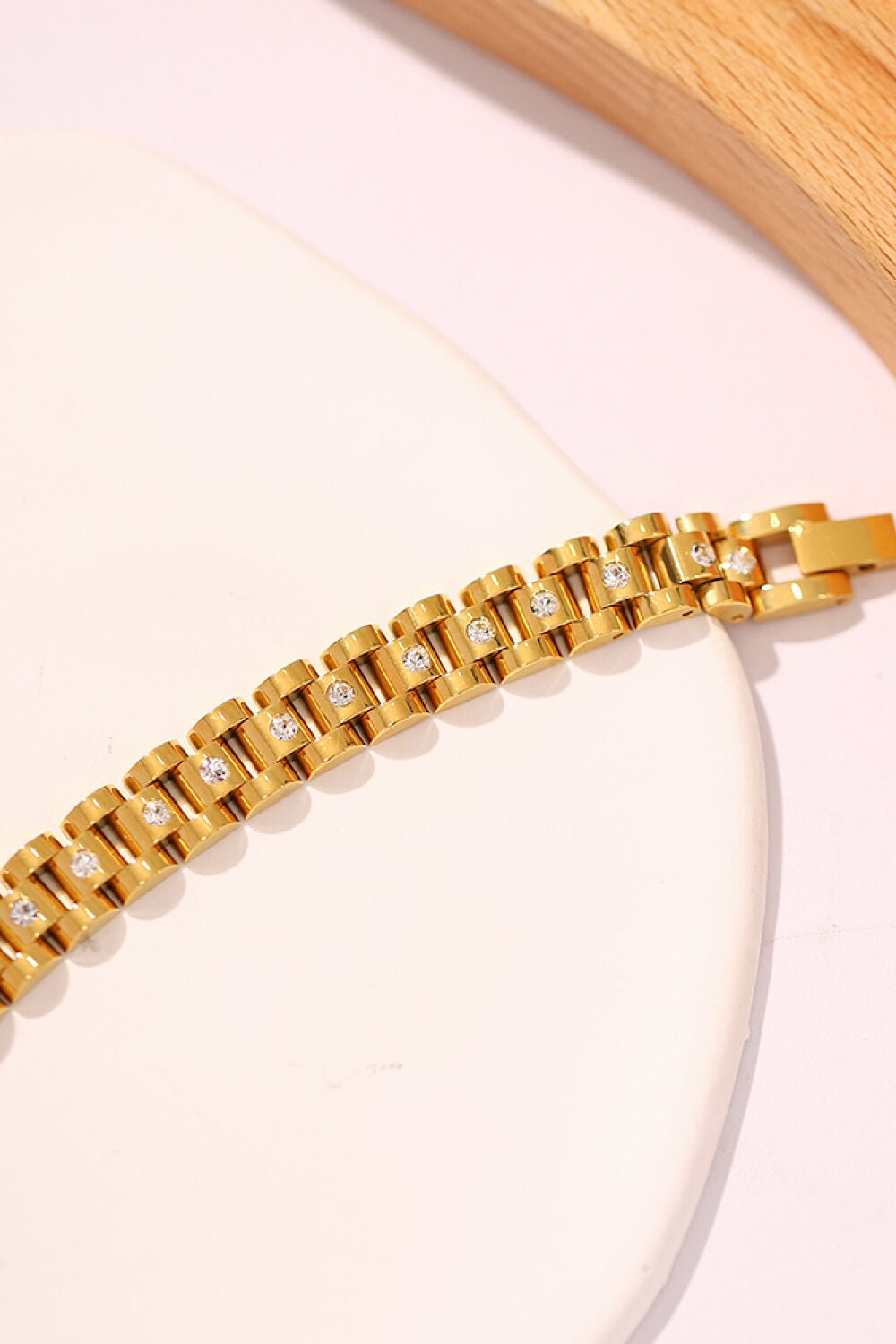 18K Gold-Plated Watch Band Bracelet - Shah S. Sahota