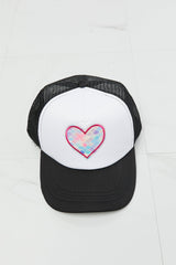 Fame Falling For You Trucker Hat in Black - Shah S. Sahota