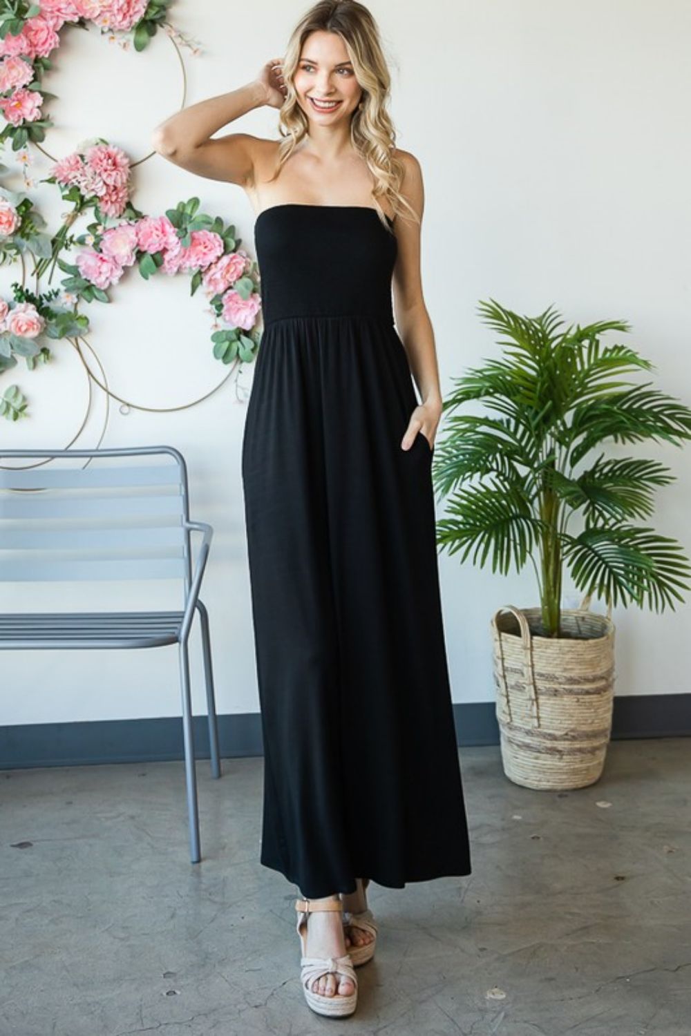 Heimish Full Size Strapless Maxi Dress - Shah S. Sahota