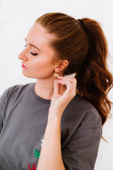 Three Is Better Than One C-Hoop Earrings - Shah S. Sahota